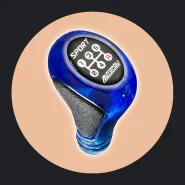 Manopla Bola de Câmbio Esportiva Gol Parati G1 G2 G3