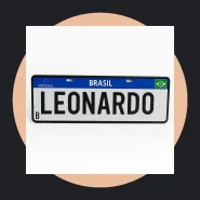 Blank Akuminio Decoração Escritorio Garagem Aniversario Nome Decorar