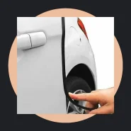Protetor Borda de Porta Automotivo Autocolante Bau de Moto Moldura