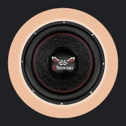 Alto Falante Subwoofer 12 Pol Bomber Bicho Papão 4+4 Ohms 600w Rms Bobina Dupla