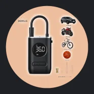 Compressor de Ar Portátil Digital USB Recarregável Calibrador