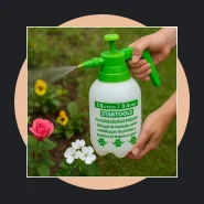 Pulverizador de Pressão Manual 1,5l Multiuso Jardim, Limpeza