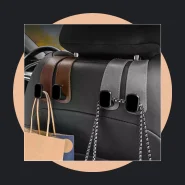 Gancho Universal para Encosto de Cabeça de Assento de Carro-duplo