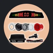 Kit Sensor Estacionamento Ré Universal 18,5mm