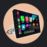 Central Multimídia Mp5 9pol 1din Carplay Android Auto Espelhamento