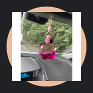 Cheirinho para Carro Vidrinho em Formato de Maça Ou