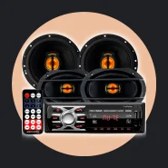 Kit Som Automotivo Bluetooth Auto Falante Jb Flex 6