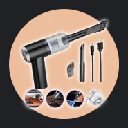 Mini Aspirador de Pó Portátil Automotivo e Doméstico 3