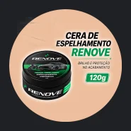 Cera Automotiva Carnaúba Renove 120g Proteção Uv, Repelência à Água