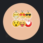 Kit 10 Aromatizador de Carro Emoji Cheiro Forte Longa Duração
