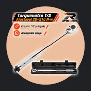 Torquímetro 1 2 28-210nm Ajustável, Chave de Torque para Rodas