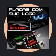 Tampa Personalizada Placa para Revendas e Estética Garagens