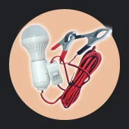 Lampada Pendente Automotivo 12v Luz de Emergência 3w Lanterna