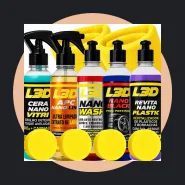 Kit Lavagem Automotiva Cera Carnaúba, Shampoo Automotivo, Apc