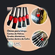 Kit 5 Pincél Limpeza Automotiva e Detalhamentro Automotivo Tamanhos