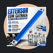 Kit de Extensão de Braço de Chave Catraca de Aço