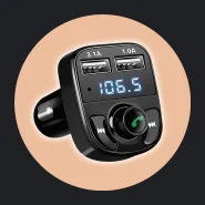 Adaptador Bluetooth Carro Transmissor Fm Carregador Veicular