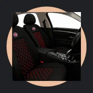 Capa de Banco Automotivo Fiat para Carro Tecido Grosso Diamantado
