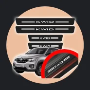 Soleira Proteçao Porta Kwid Universal Vinil para Carro Automotivo
