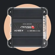 Módulo Amplificador Stetsom Hl400.4 400w Rms 4 Canais 2 Ohms