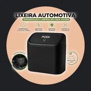 Mini Lixeira Portátil para Carro Veículos Porta Treco