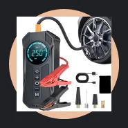 Compressor de Ar Portátil Digital sem Fio para Pneu Carro