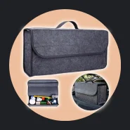 Bolsa de Armazenamento em Feltro para Porta-malas do Carro