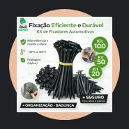 Kit 100 50 20 10 Abraçadeira Nylon Enforca Gato Cinta