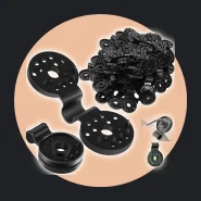 50 Clips Fixação de Sombrite Tela de Proteção Sombra Agroclip
