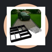 Forma Bloquete Molde Tijolinho Caminho Jardim Concreto Pedras P