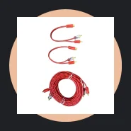 Kit Cabo Som Automotivo Injetado Rca 5 Metros 2 Cabos