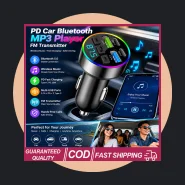 66w Carregador de Carro Transmissor Fm Pd Rápido 4 Portas