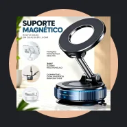 Suporte Magnético Forte para Telefone Carro 360 Design Dobrável