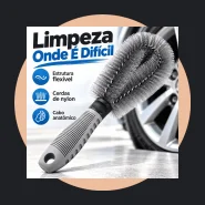 Escova de Limpeza de Rodas de Carro Profissional de Pneus