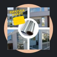 Película Insulfilm 2 5 Metros Prata Espelhada Refletiva Poliéster