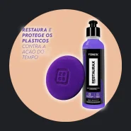 Kit Restaurax 240ml Vonixx e Aplicador de Espuma Zacs Restaurador