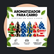 Kit Cheirinho de Carro Aromatizador Automotivo Perfume Pinheiro