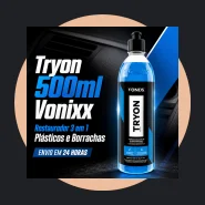 Tryon 500ml Vonnix Restaurador 3 em 1 Plásticos e Borrachas
