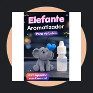 Aromatizador Automotivo Coleção Tricô 3d- Vários Bichinhos Fofos