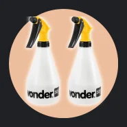 Kit com 2 Borrifador Manual Pulverizador Vonder 500ml Regulável