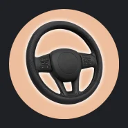 Capa de Volante Esportiva Courvin Couro Sintético Universal