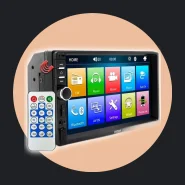 Central Multimídia Universal 2 Din Mp5 Espelhamento Android Ios