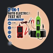 Kit Testador Elétrico Automotivo, de Sonda de Tensão Lcd, 12v
