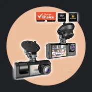 Câmera Veicular 1080p Lente Dupla Frontal e Interna Dvr