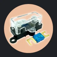 Porta Fusível Automotivo Midi com Mini Faca 60a para Som