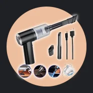 Mini Aspirador de Pó Portátil Automotivo Casa sem Fio 3