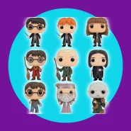 Harry Potter, Ron, Hermione, Draco, Snape, Dumbledore, Voldemort Action Figures