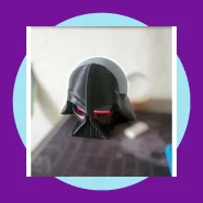 Suporte Star Wars Capacete Darth Vader Alexa Echo Dot 4 ou 5