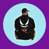 Camiseta Oversized Várias Estampas Venom