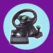 Volante Racer Xbox 360 Ps3 Ps2 Pc Pedal Cambio Vibração